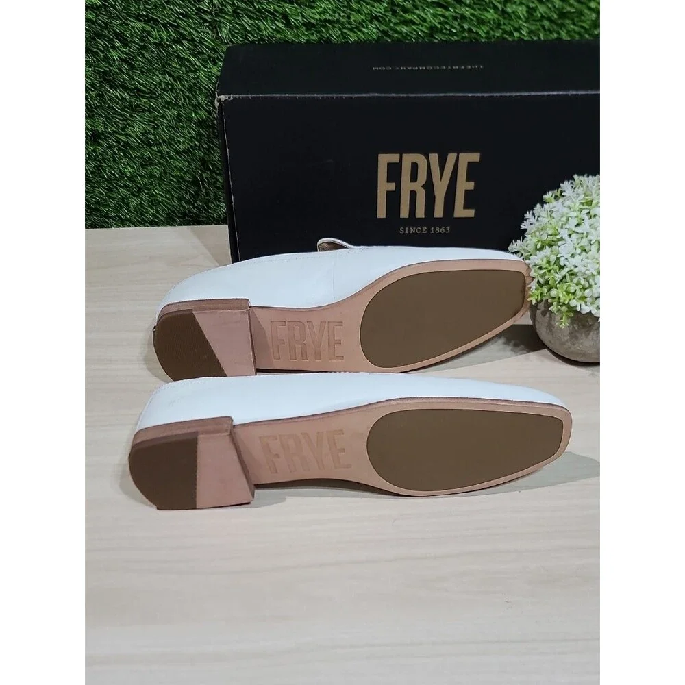 Frye Claire Venetian White Loafers - US Women's 7.5 NEW